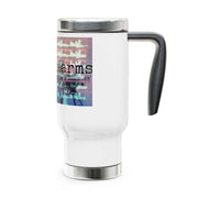 Stainless Steel Travel Mug with Handle, 14oz