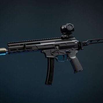 MAT-9™ Blowback Upper Receiver, Black matador arms