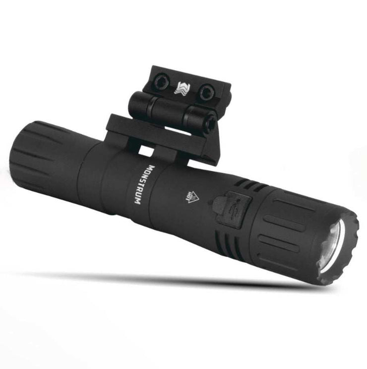 Arcsaber 2400 Lumen Weaponlight with tactical mount.