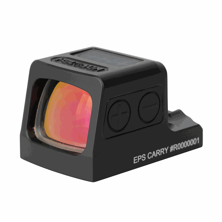 PS CARRY Green MRS handgun sight with aspheric lens and ultra-low dot height.