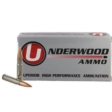 Underwood Ammo high performance rifle 300 Blackout HPBT 220 grain 20 round box.