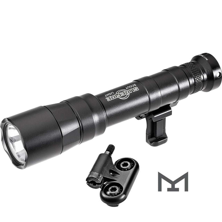 M640DFT-BK-PRO Turbo Scout Light Pro WeaponLight with mounting accessory.