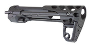 CQ-S Odin Works close quarters rifle stock, compact spring-loaded design, aluminum construction.