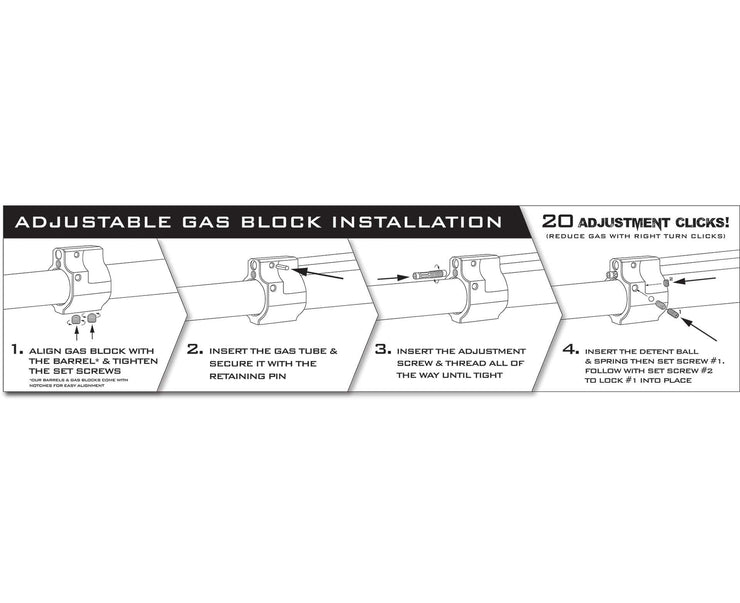 .750" Adjustable Low Profile Gas Block Odin Works