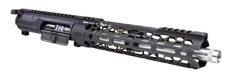 300 Blackout complete pistol upper with 10.5” Odin Works barrel and adjustable gas block.