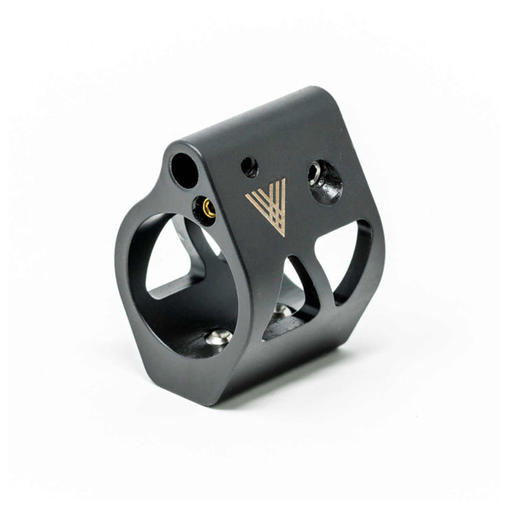 Velocity Adjustable Gas Block in black nitride finish, lightweight skeletonized design, .750 barrel compatibility.