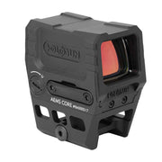 AEMS CORE Green optic with co-witness mount and durable black anodized aluminum housing.