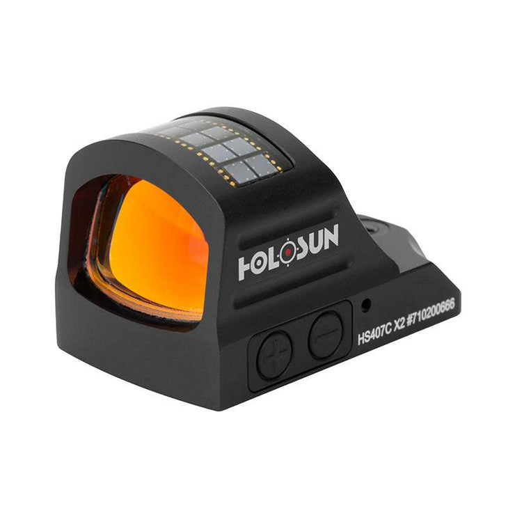 HS407C X2 open reflex optical sight for pistols with Holosun Super LED.